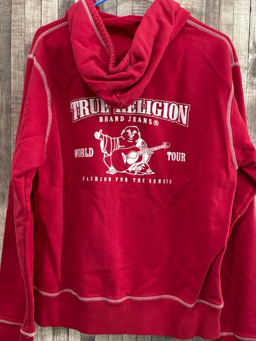 TRUE RELIGION ZIP BUDDAH HOODIE/VINTAGE VINTAGE VINTAGE